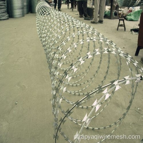 BTO22 BTO28 Concertina Razor Wire Galvanized